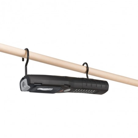 LINTERNA PORTÁTIL LED CON BATERÍA RECARGABLE HL 500 A  500+120 LM  (6)