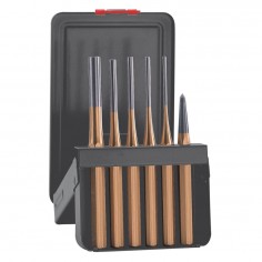 JUEGO DE 5 BOTADORES CILÍNDRICOS DE 150 MM + 1 GRANETE DE 120 MM SERIE DORADA
