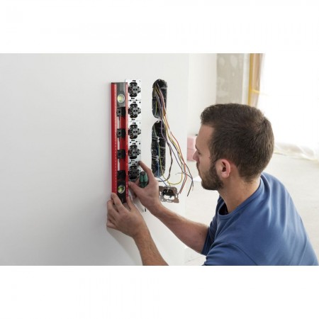 NIVEL DE BURBUJA PERFIL C ALUMINIO PRECISION ELECTRIC 410mm (6)