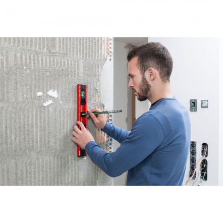 NIVEL DE BURBUJA PERFIL C ALUMINIO PRECISION ELECTRIC 410mm (8)