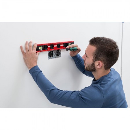 NIVEL DE BURBUJA PERFIL C ALUMINIO PRECISION ELECTRIC 410mm (12)