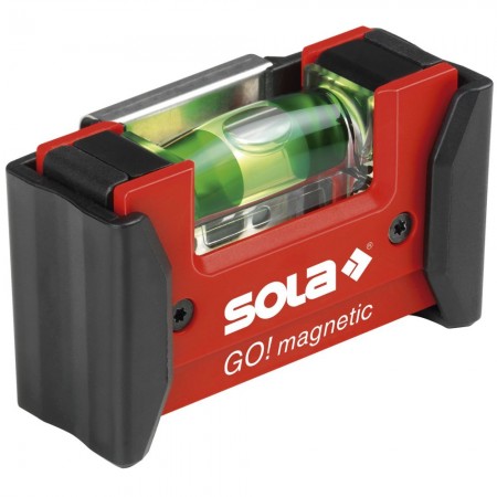 NIVEL DE BURBUJA COMPACTO GO! MAGNETIC GOMAGNETIC CLIP 75mm