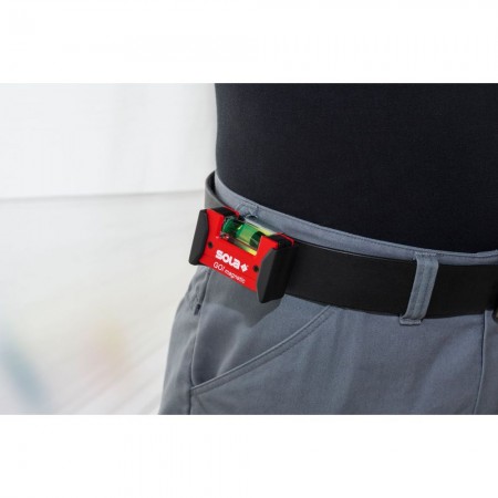 NIVEL DE BURBUJA COMPACTO GO! MAGNETIC GOMAGNETIC CLIP 75mm (2)