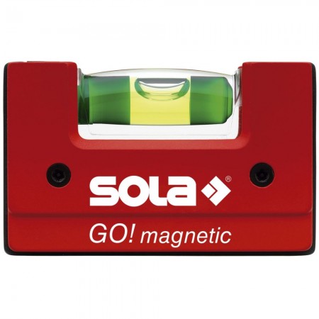 NIVEL DE BURBUJA COMPACTO GO! MAGNETIC GOMAGNETIC CLIP 75mm (6)