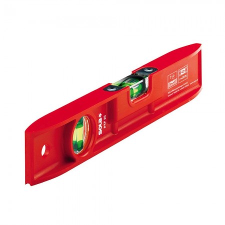 NIVEL DE BURBUJA TORPEDO DE PLÁSTICO PTF250 250mm