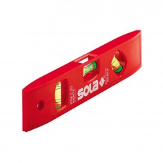 NIVEL DE BURBUJA TORPEDO DE PLÁSTICO DE BOLSILLO MAGNÉTICO CON DISPLAY 200mm