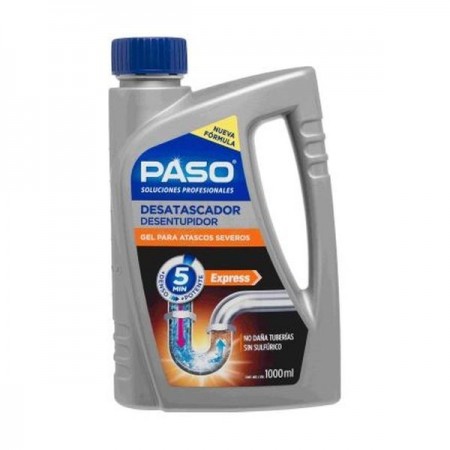 DESATASCADOR TUBERIAS PASO PROFESIONAL QUIMICO PROFESIONAL GEL 705011 1 LT