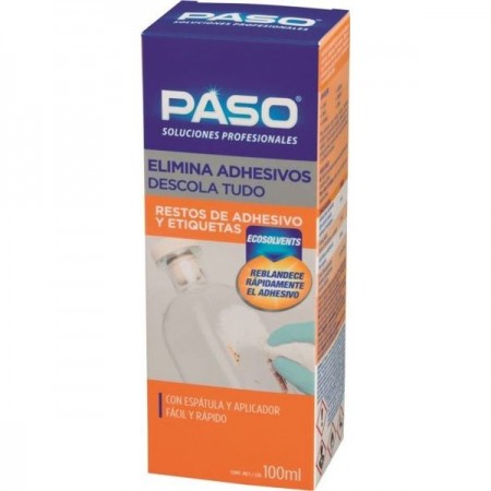 ELIMINADOR ADHESIVOS PASO PROFESIONAL CON ESPATULA 100 ML