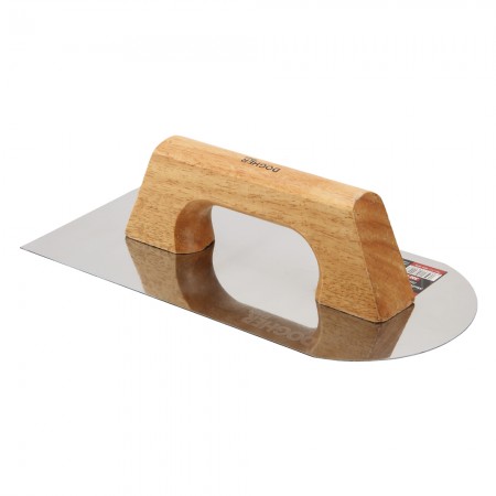 LLANA MEDIA LUNA INOX MANGO MADERA 150x300mm