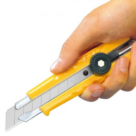 CÚTER DE BLOQUEO MANUAL CON MANGO ERGONÓMICO L-1 18mm (1)