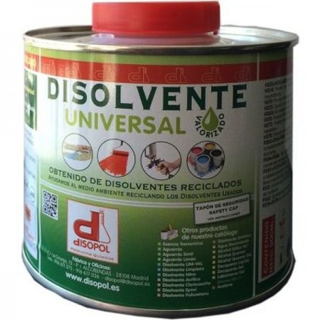 DISOLVENTE UNIVERSAL DISOPOL VALORIZADO ENVASE METALICO NITRO DDUNIV24*05CH 500 ML