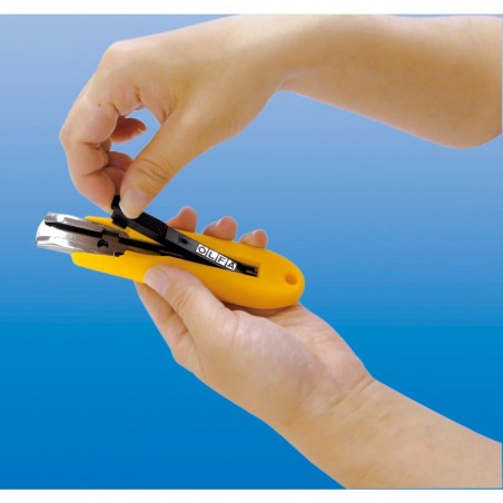 CÚTER SEGURIDAD MANGO COMFORT GRIP RETRACCIÓN CUCHILLA SK-5 (2)