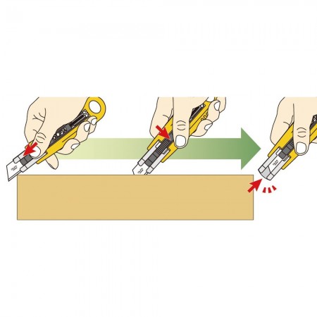 CÚTER SEGURIDAD MANGO COMFORT GRIP RETRACCIÓN CUCHILLA SK-5 (4)