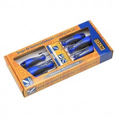 JUEGO DESTORNILLADORES PLANO+PHILLIPS CAJA CARTON 6pz ALYCO