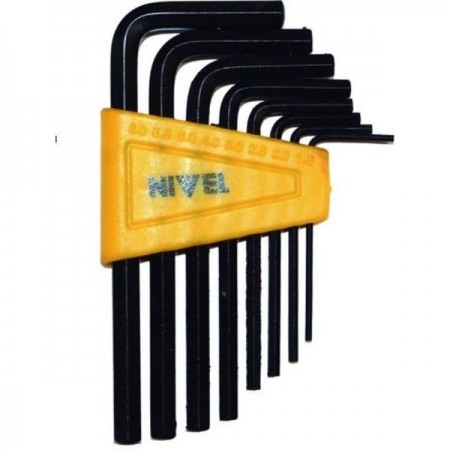JUEGO LLAVE HEXAGONAL 1,5-06MM 8 PZ