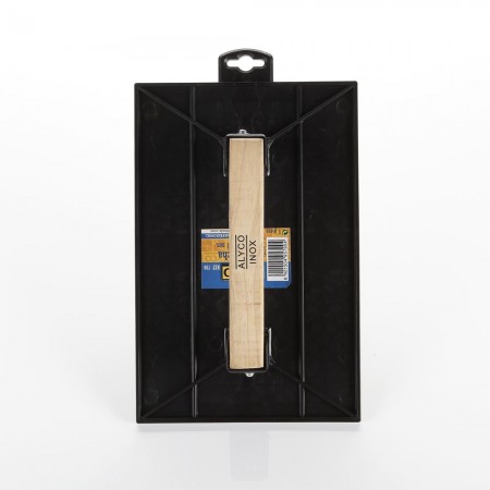 TALOCHA RECTANGULAR PLASTICO MANGO MADERA 270x180mm ALYCO (1)