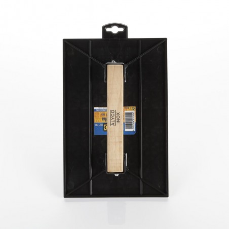 TALOCHA RECTANGULAR PLASTICO MANGO MADERA 270x180mm ALYCO (1)