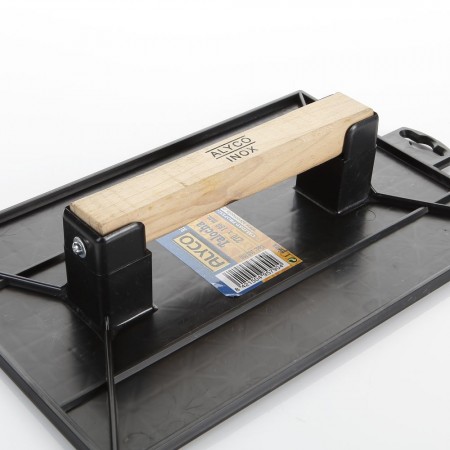 TALOCHA RECTANGULAR PLASTICO MANGO MADERA 270x180mm ALYCO (2)