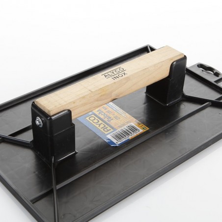 TALOCHA RECTANGULAR PLASTICO MANGO MADERA 270x180mm ALYCO (2)