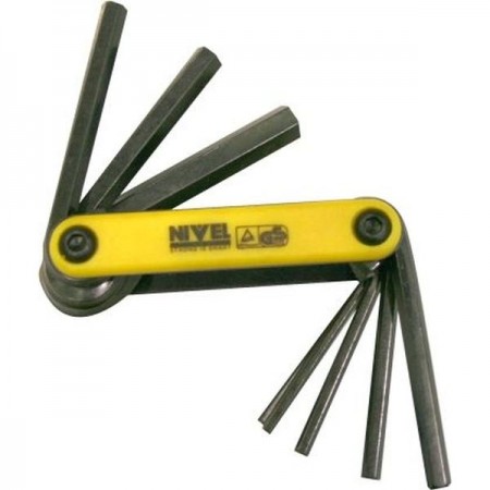 JUEGO LLAVE HEXAGONAL 2,5-10MM 8 PZ