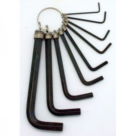 JUEGO LLAVE HEXAGONAL 1,5-10MM 9 PZ