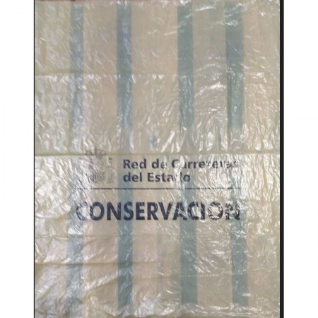 BOLSA PE AMARILLO G110 80X95 ¨CONSERVACION RED DE CARRETERAS¨