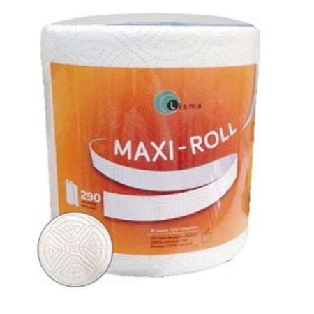 PAPEL COCINA LISMA DOBLE CAPA MULTIUSOS INDUSTRIAL 290 63M 6 PZ