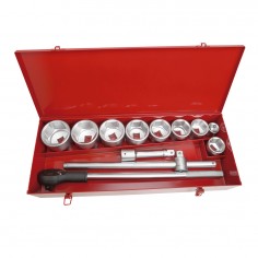 ESTUCHE METALICO VASOS 1" 12pz