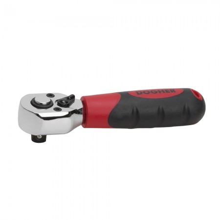 LLAVE CARRACA REVERSIBLE CORTA 3 8" 72D 141mm