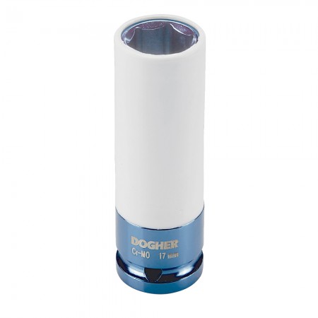 VASO IMPACTO HEXAGONAL 1 2" AZUL 17mm