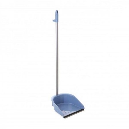 RECOGEDOR LIMPIEZA TATAY ANTIVUELCO CON MANGO AZUL 84CM