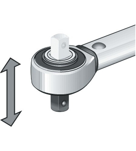 LLAVE DINAMOMÉTRICA 3 8 PULG. 10-50 NM CUADRADO PASANTE PROM (4)
