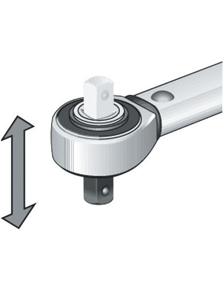 LLAVE DINAMOMÉTRICA 3 8 PULG. 10-50 NM CUADRADO PASANTE PROM (4)