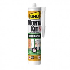 ADHESIVO MONTAJE UHU PROFESIONAL SUPER RAPIDO CARTUCHO MO BLANCO
