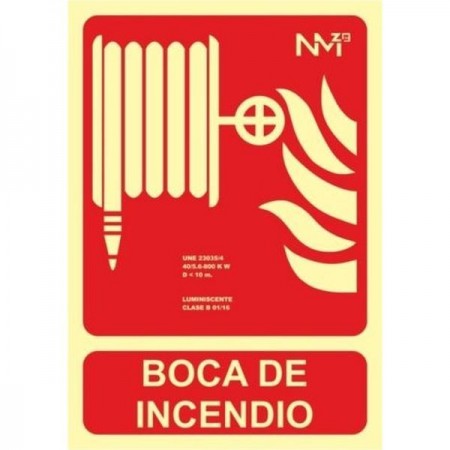 CARTEL LUMINISCENTE 210X300MM