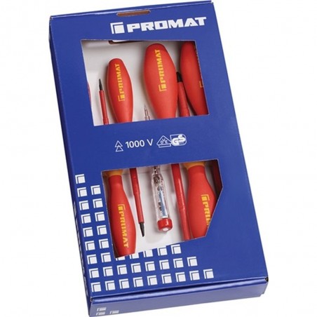 JUEGO DESTORNILLADORES AISLADOS PROMAT PH