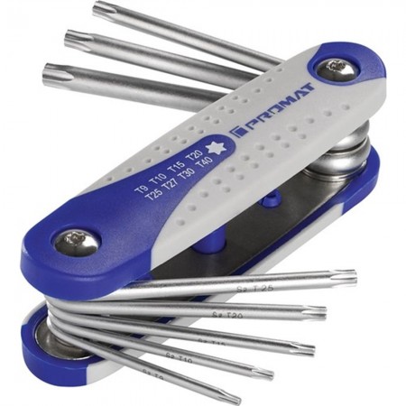 JUEGO DESTORNILLADOR B TORX PROMAT