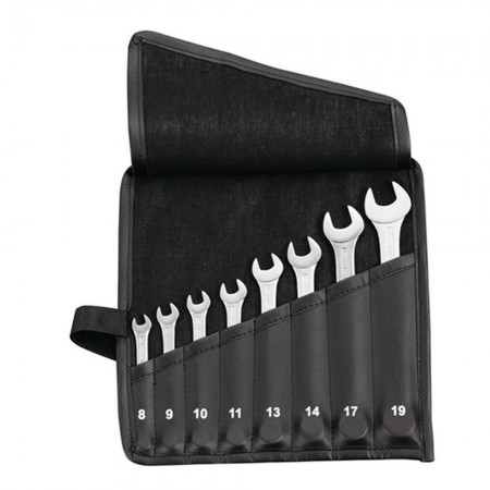 JUEGO LLAVE COMBINADA BIHEXAGONAL BOCA 15º BOLSA