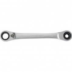 LLAVE CARRACA 4 EN 1 C PALANCA 10-19MM BIHEX PLANA PROMAT
