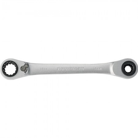 LLAVE CARRACA 4 EN 1 C PALANCA 10-19MM BIHEX PLANA PROMAT