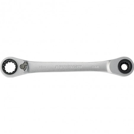 LLAVE CARRACA 4 EN 1 C PALANCA 10-19MM BIHEX PLANA PROMAT