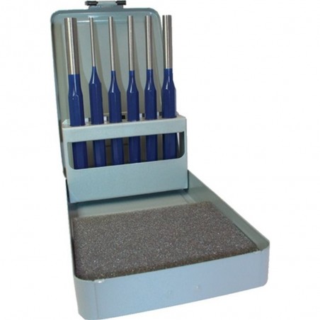 JUEGO BOTADOR CILINDRICO Ø 3-4-5-6-8-10MM CASETE METÁL 6UD PROMAT