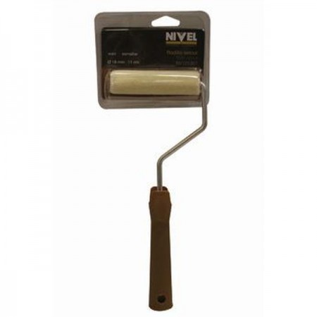 RODILLO PINTURA NIVEL MINI ESMALTAR Y BARNIZAR AL DISOLVENTE VELOUR 11 CM NV125367