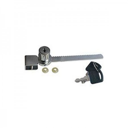 CERRADURA VITRINA CM8 120MM CORREDERA LL IGUALES ZAMAK MICEL