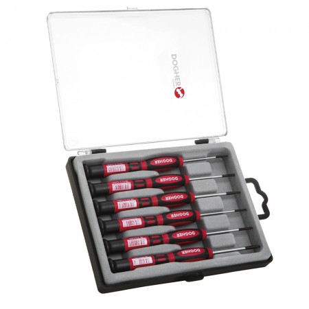 JUEGO DESTORNILLADOR PRECISION PRO. PH+PLANO 6pz DOGHER