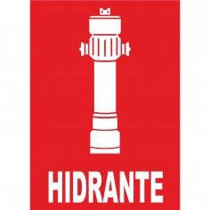 CARTEL HIDRANTE INCENDIOS FOTOLUMINISCENTE