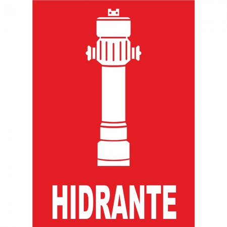 CARTEL HIDRANTE INCENDIOS FOTOLUMINISCENTE