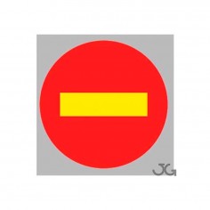 SEÑAL DE BOLSA DIRECCION PROHIBIDA