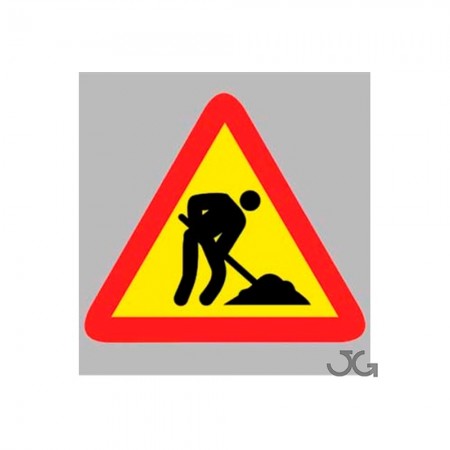SEÑAL DE BOLSA PELIGRO OBRAS