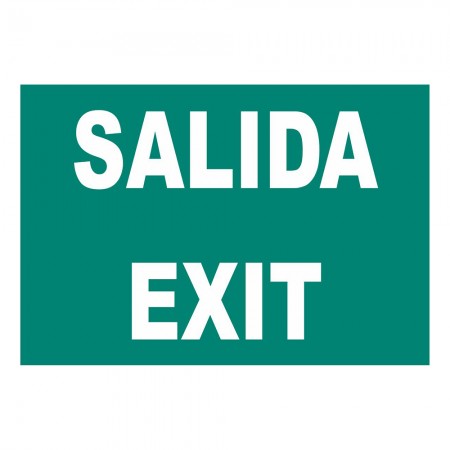 CARTEL SALIDA EXIT FOTOLUMINISCENTE